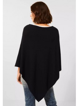 TOS SOLID KNIT PONCHO