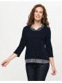 pull, froid, hiver, femme, christiane laure