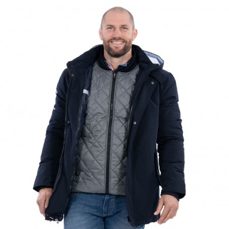 RUCKFIELD, rugby, France, homme, sport, parka, hiver, froid, manteau, bloiuson