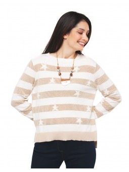 PULL MAILLE BICOLOR