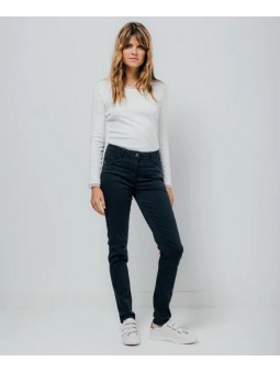 Pantalon slim Louise Marine