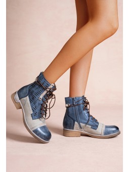 BOTTINES BICOLORE