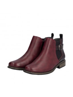 BOTTINES BORDEAUX