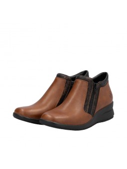 BOTTINES MARRON