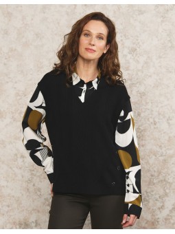 PULL MAILLE NOIR