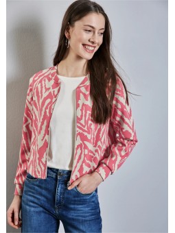 VESTE ROSE ET BEIGE