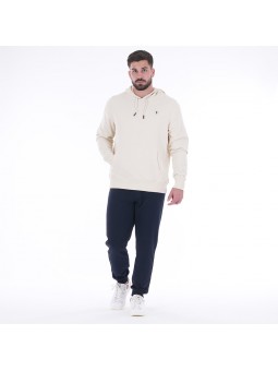 SWEAT CAPUCHE BLANC CASSÉ