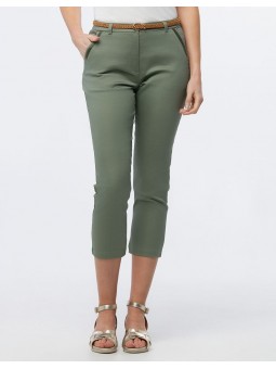 PANTALON VERT KAKI