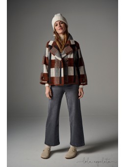 VESTE CHECK CHESTNUT LOLA...
