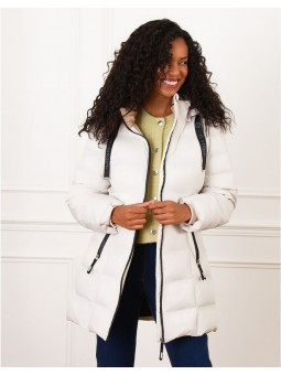 DOUDOUNE LONGUE ECRU MAT