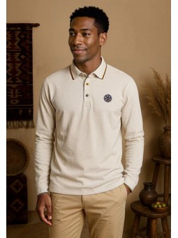 POLO GRIS AVEC LOGO J&JOY