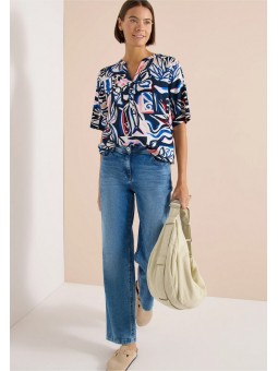 BLOUSE IMPRIMEE MULTICOLORE